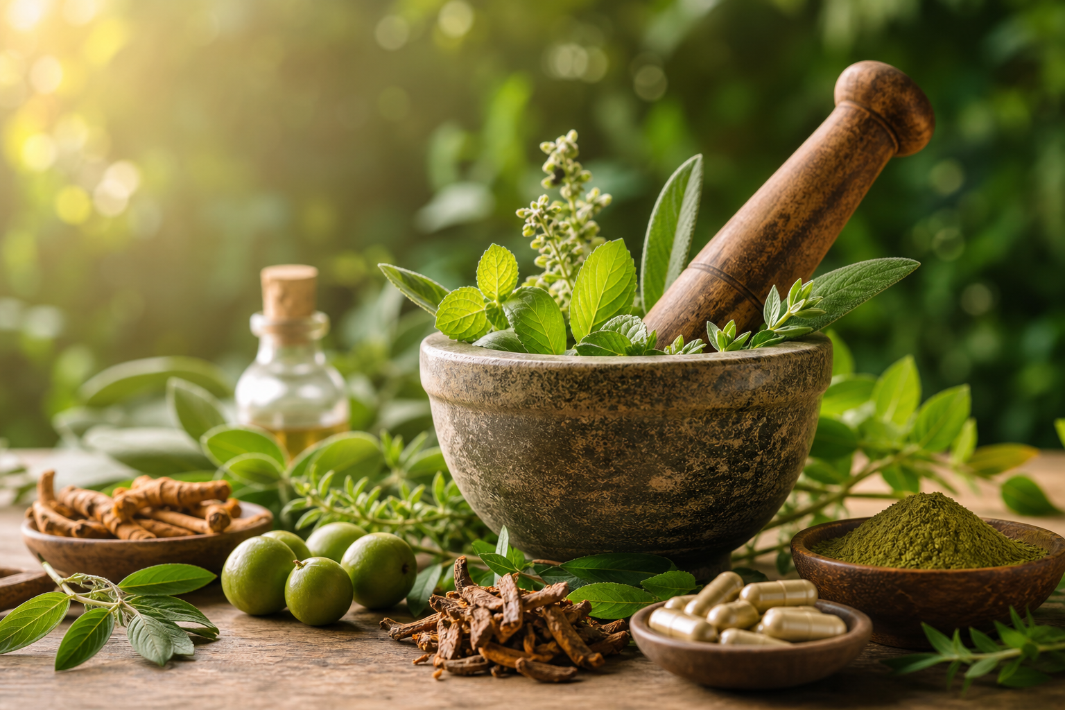 Ayurvedic herbs preparation